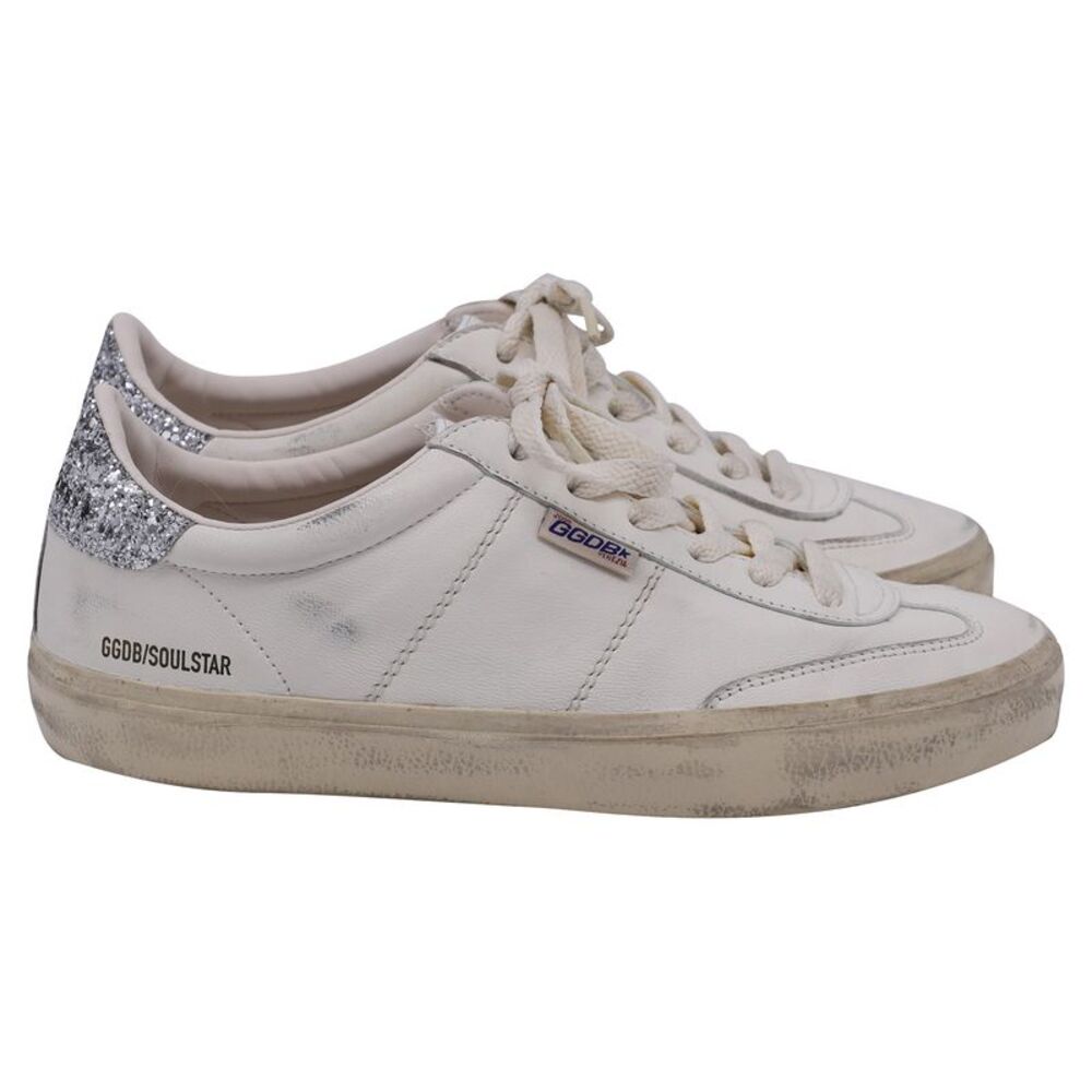 Golden Goose Soul-Star Sneakers in White Leather - Picture 3 of 10